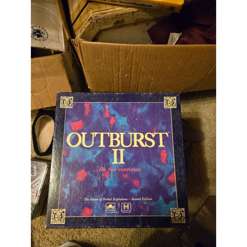 Outburst II The Game of Verbal Explosions Second Edition 1991 Hersch Golden Game